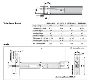 Rohrtürschließer ATS 500/30 K, A